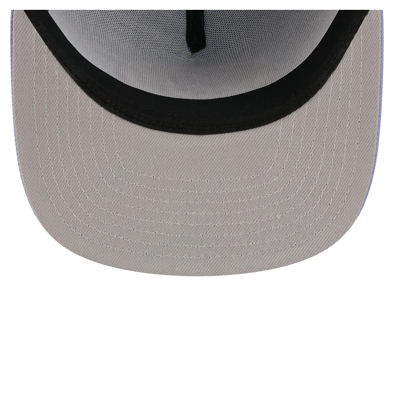 Casquette snapback New Era 9FIFTY Bloom A-Frame pour homme, couleur lavande, San Francisco 49ers
