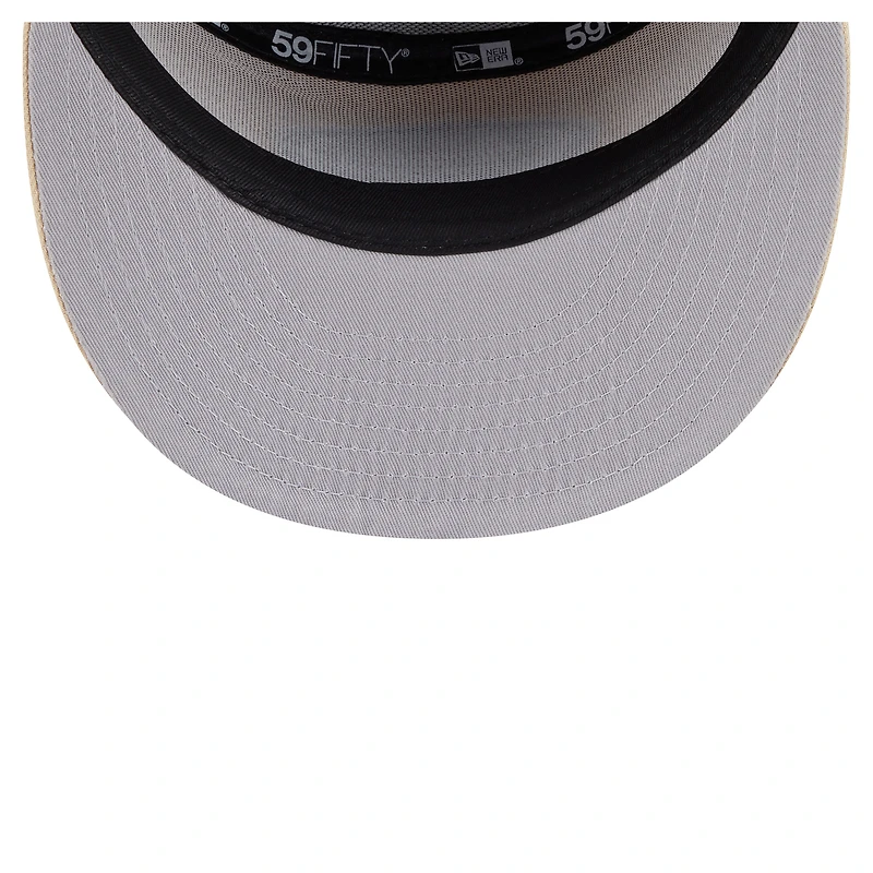 Casquette ajustée 59FIFTY bicolore beige clair/olive San Francisco 49ers pour homme New Era