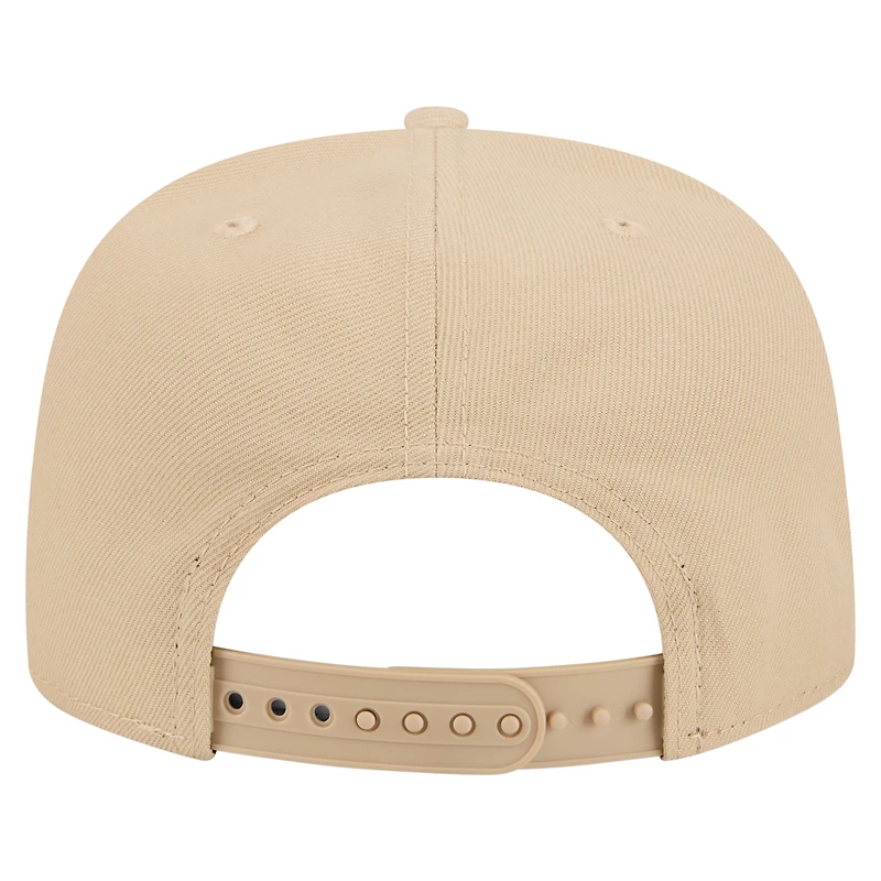 Men's New Era Light Beige San Francisco 49ers Color Pack A-Frame 9FIFTY Snapback Hat