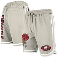 Short beige clair à patchs multiples Stone des San Francisco 49ers pour homme New Era