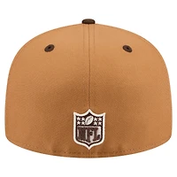 Men's New Era  Light Brown/Dark Brown San Francisco 49ers Two-Tone Walnut 59FIFTY Fitted Hat