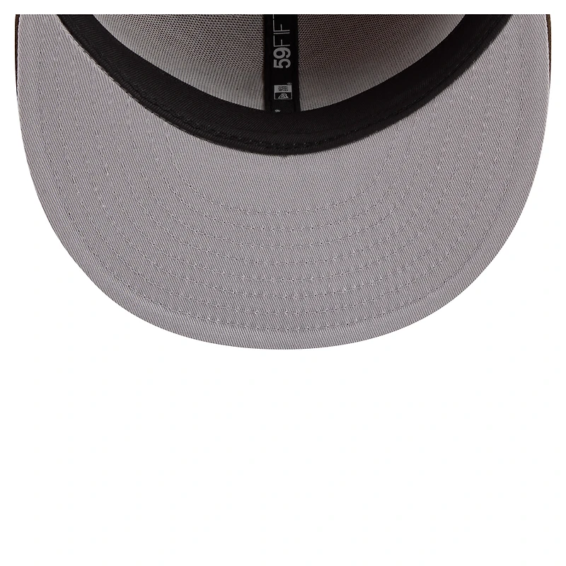 Men's New Era Light Brown/Dark Brown San Francisco 49ers Two-Tone Walnut 59FIFTY Fitted Hat