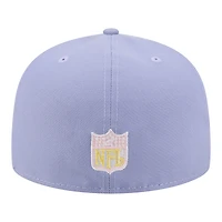 Men's New Era Light Purple San Francisco 49ers Lavender Bloom 59FIFTY Fitted Hat
