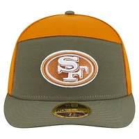 Casquette ajustée 59FIFTY bicolore olive/marron San Francisco 49ers pour homme New Era