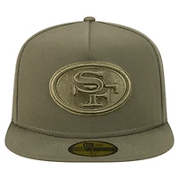 Casquette ajustée A-Frame 59FIFTY pour homme, coloris olive, Washington Commanders, New Era