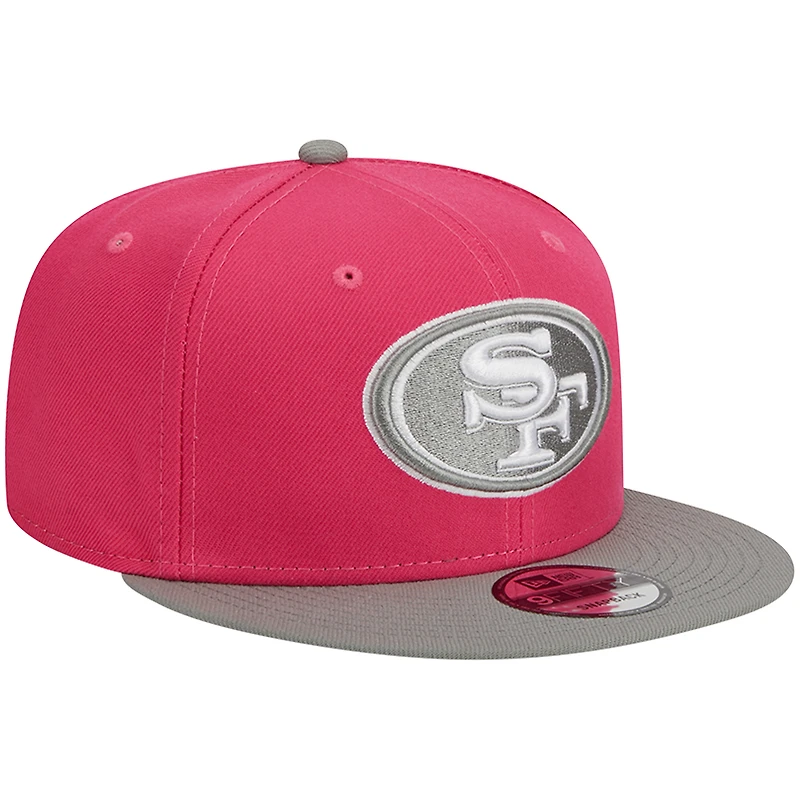 Casquette Snapback New Era San Francisco 49ers 2-Tone Colour Pack 9FIFTY rose pour homme