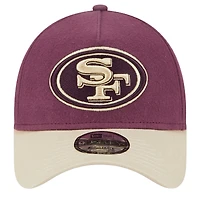 Men's New Era Purple San Francisco 49ers Injection Moleskin Crown Adjustable Hat