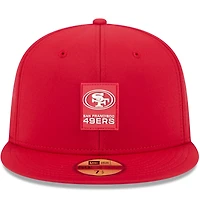 Men's New Era Red San Francisco 49ers 2025 Sideline 59FIFTY Fitted Hat