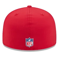 Casquette ajustée New Era rouge San Francisco 49ers 2025 Sideline 59FIFTY pour homme