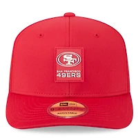 Casquette camionneur ajustable rouge New Era 9SEVENTY des San Francisco 49ers 2025 pour homme