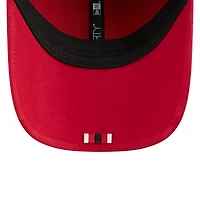 Casquette ajustable New Era rouge San Francisco 49ers 2025 Sideline M-Crown 9FORTY pour homme