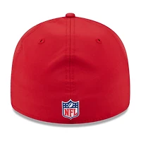 Casquette ajustée New Era rouge San Francisco 49ers 2025 Sideline Retro Crown 59FIFTY pour homme