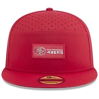 Casquette snapback 9FIFTY rouge New Era San Francisco 49ers 2025 pour homme