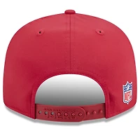 Casquette snapback 9FIFTY rouge New Era San Francisco 49ers 2025 pour homme