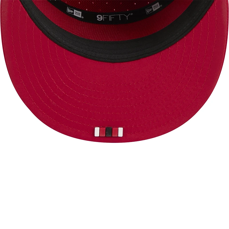 Casquette snapback 9FIFTY rouge New Era San Francisco 49ers 2025 pour homme