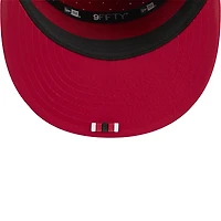 Casquette snapback 9FIFTY rouge New Era San Francisco 49ers 2025 pour homme