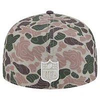 Casquette ajustée New Era 59FIFTY Geo Camo des San Francisco 49ers pour homme