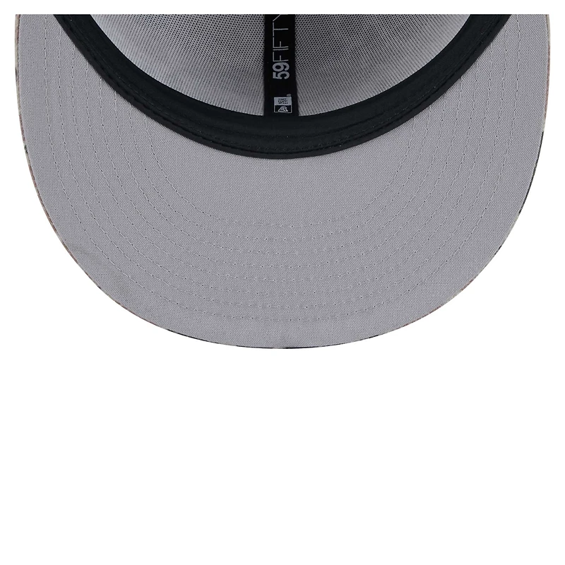 Casquette ajustée New Era 59FIFTY Geo Camo des San Francisco 49ers pour homme