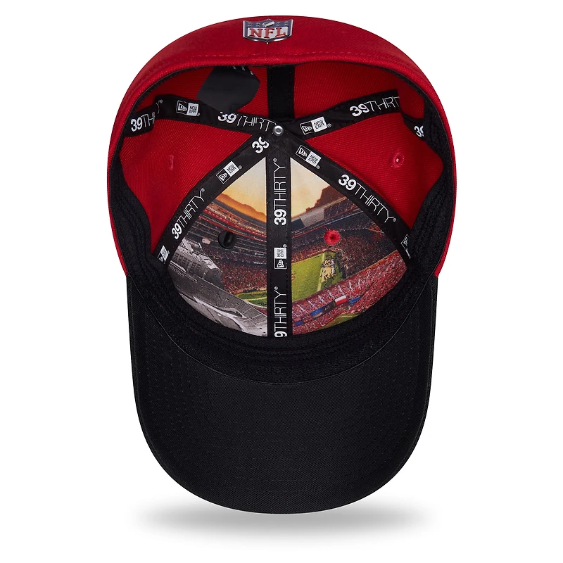 Men's New Era  Scarlet/Black San Francisco 49ers 2026 NFL Draft 39THIRTY M-Crown Flex Hat