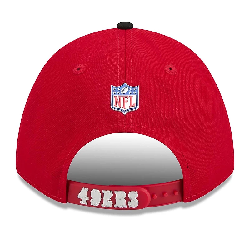 Men's New Era  Scarlet/Black San Francisco 49ers 2026 NFL Draft 9FORTY M-Crown Adjustable Hat
