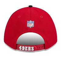Men's New Era  Scarlet/Black San Francisco 49ers 2026 NFL Draft 9FORTY M-Crown Adjustable Hat