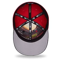 Men's New Era  Scarlet/Black San Francisco 49ers 2026 NFL Draft Pre-Curved 59FIFTY Fitted Hat