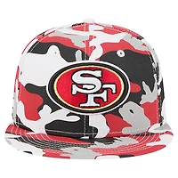 Casquette ajustée New Era 59FIFTY pour homme, couleur écarlate/noire, des San Francisco 49ers