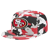 Casquette ajustée New Era 59FIFTY pour homme, couleur écarlate/noire, des San Francisco 49ers