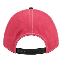 Casquette New Era écarlate/noire San Francisco 49ers 9FORTY en feutre à monture A ajustable pour homme