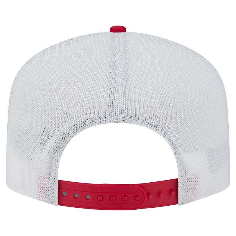Casquette ajustable New Era 19TWENTY pour homme, couleur écarlate/blanche, avec écusson San Francisco 49ers