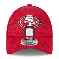 Men's New Era Scarlet San Francisco 49ers 2024 Sideline 9FORTY Stretch-Snap Hat