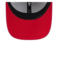 Casquette extensible à bouton-pression Scarlet San Francisco 49ers 2024 Sideline 9FORTY New Era pour homme