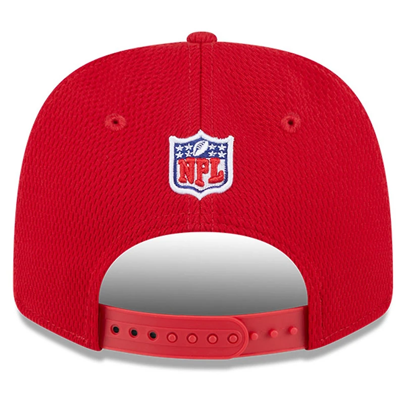Men's New Era Scarlet San Francisco 49ers 2024 Sideline 9SEVENTY Stretch-Snap Hat