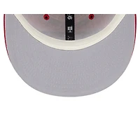 Casquette Snapback 9FIFTY New Era Scarlet San Francisco 49ers 2024 Sideline Statement pour homme