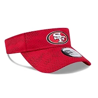Men's New Era  Scarlet San Francisco 49ers 2024 Sideline Visor