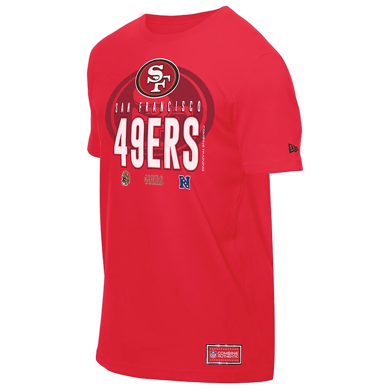Men's New Era  Scarlet San Francisco 49ers 2025 NFL Training Camp T-Shirt