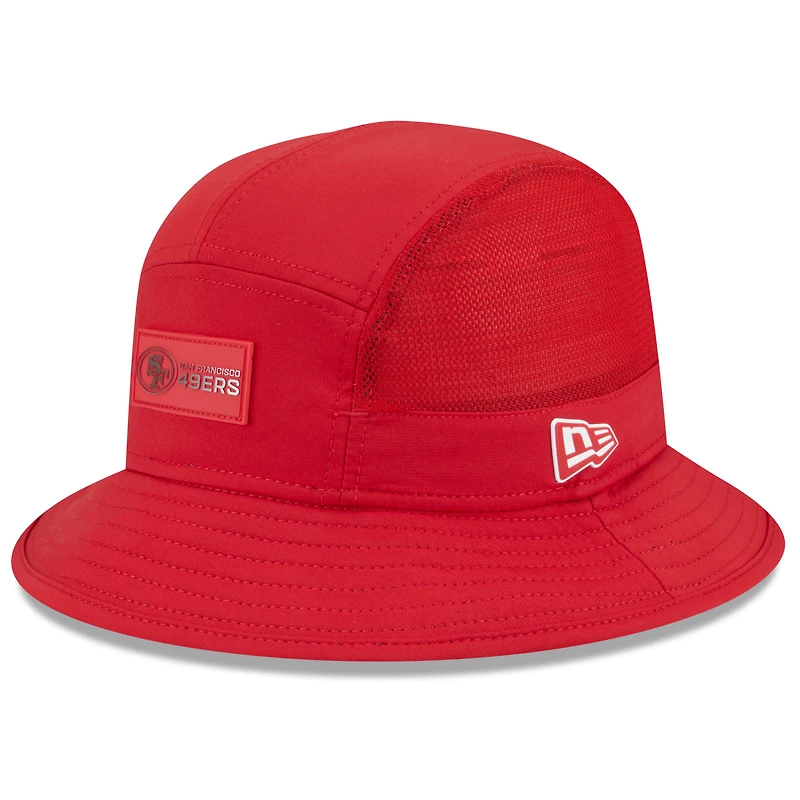 Bob New Era Scarlet pour homme, édition 2025 des San Francisco 49ers
