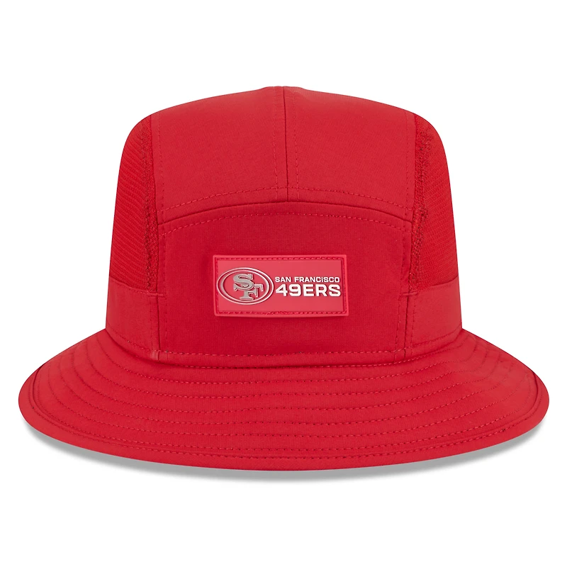 Bob New Era Scarlet pour homme, édition 2025 des San Francisco 49ers