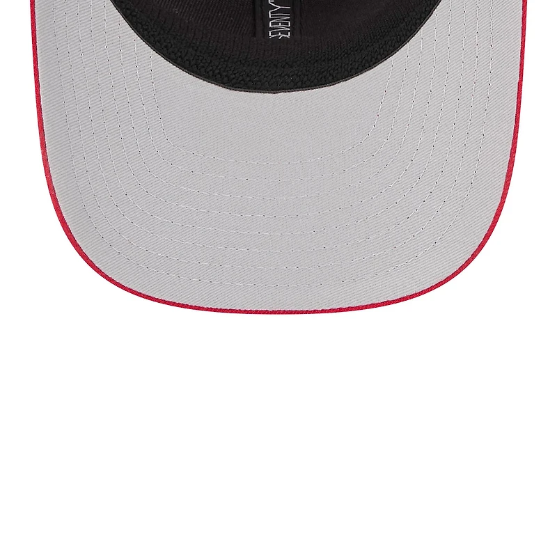 Casquette trucker ajustable New Era Scarlet San Francisco 49ers 80e anniversaire 9SEVENTY pour homme