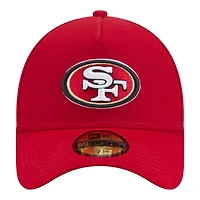 Men's New Era  Scarlet San Francisco 49ers A-Frame 59FORTY Fitted Hat