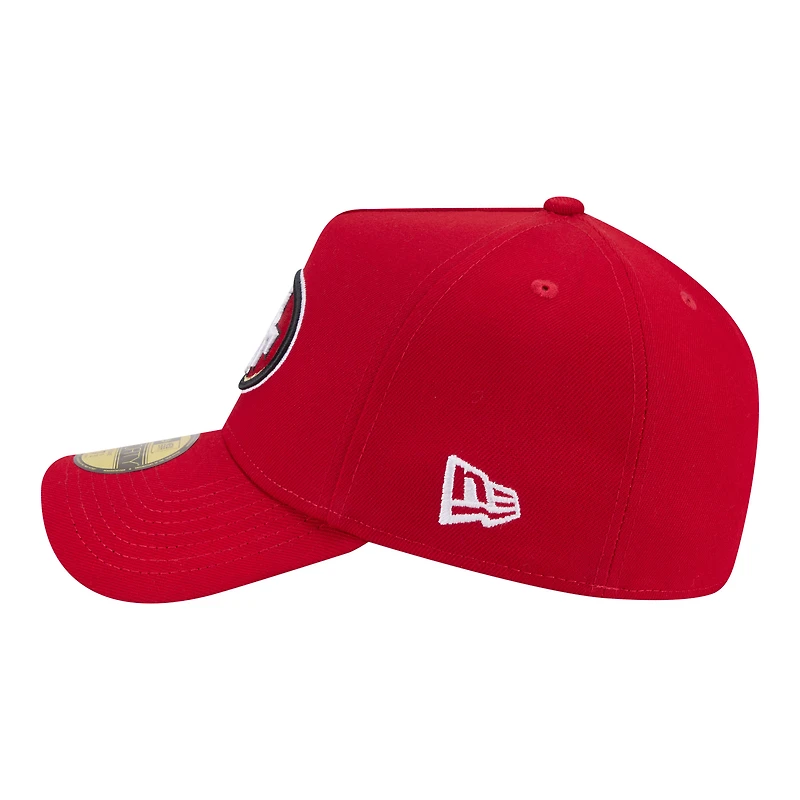 Casquette ajustée New Era Scarlet San Francisco 49ers A-Frame 59FORTY pour homme