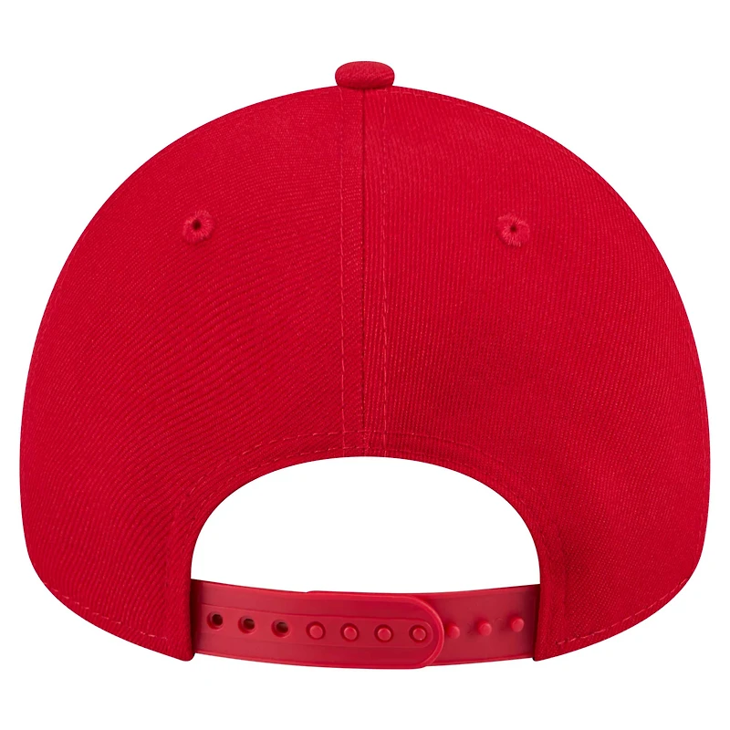 Casquette ajustable A-Frame 9FORTY Scarlet San Francisco 49ers pour homme New Era