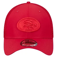Men's New Era Scarlet San Francisco 49ers Active Team Tone 39THIRTY Flex Hat