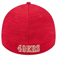 Men's New Era Scarlet San Francisco 49ers  Active Tech 39THIRTY Flex Hat