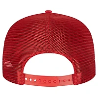 Men's New Era Scarlet San Francisco 49ers Active Tone Golfer Snapback Hat