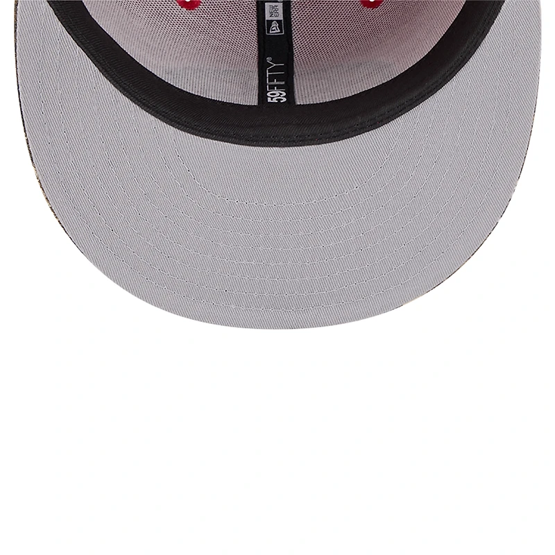Men's New Era Scarlet San Francisco 49ers Active Two-Tone Camo 59FIFTY Fitted Hat