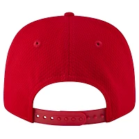 Casquette ajustable extensible à boutons-pression New Era Scarlet San Francisco 49ers Adventure Patched 9SEVENTY pour homme