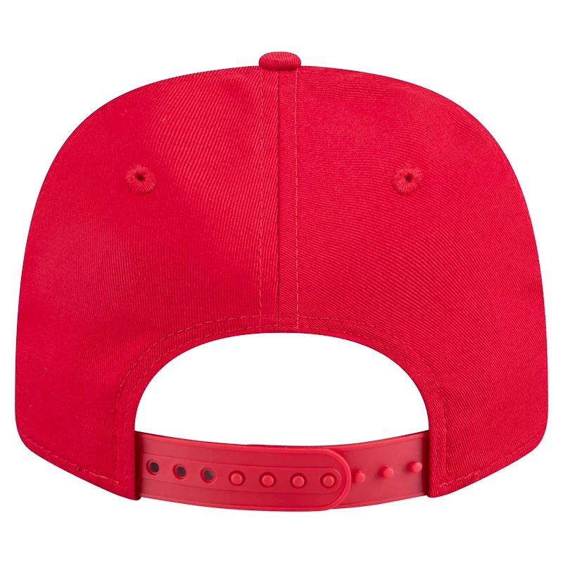 Men's New Era Scarlet San Francisco 49ers Chant 9SEVENTY Stretch-Snap Hat