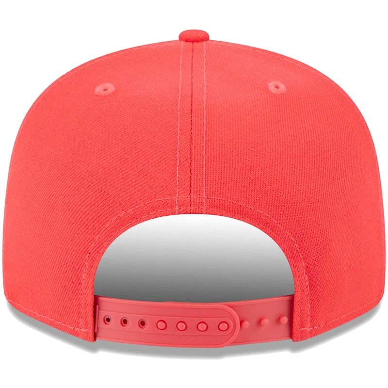 Men's New Era Scarlet San Francisco 49ers Color Pack Brights 9FIFTY Snapback Hat