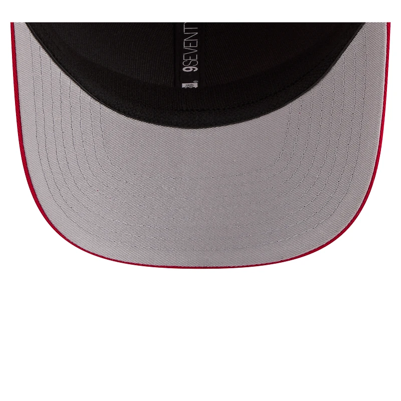 Men's New Era Scarlet San Francisco 49ers Contest 9SEVENTY Adjustable Trucker Hat